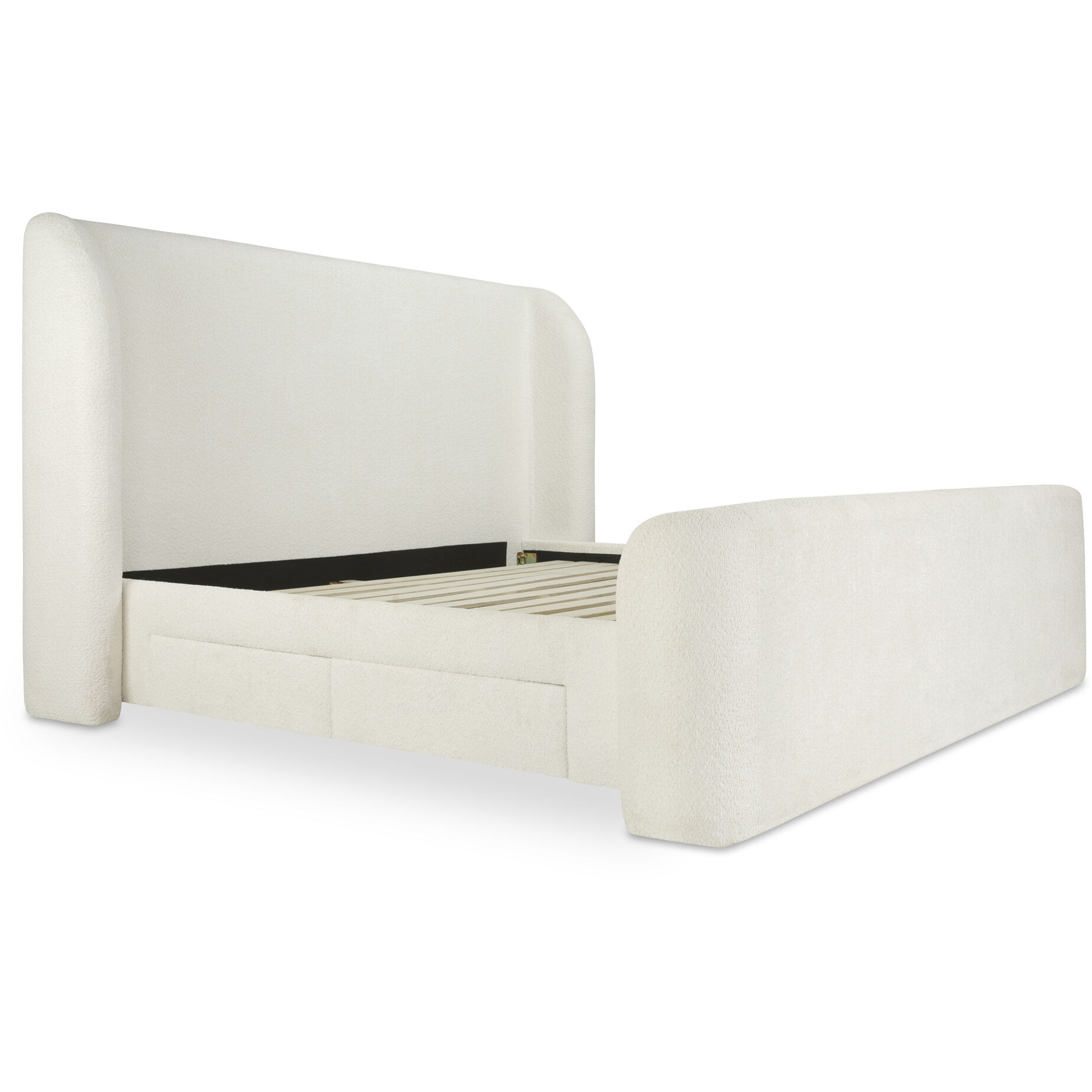 Sophia White Bed, King